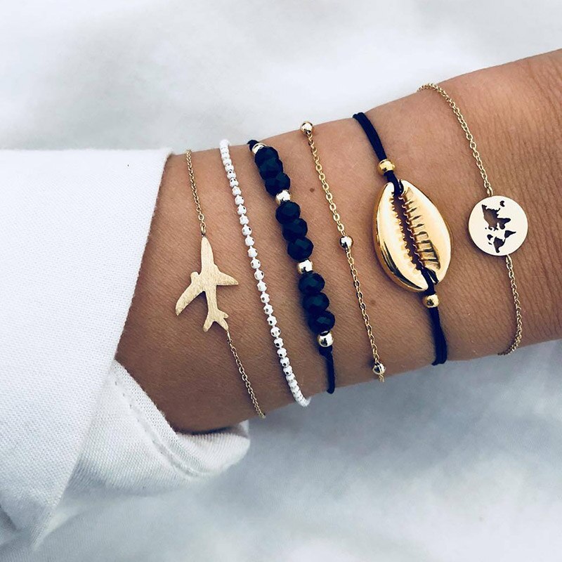 Women's Bohemian Style Bracelets Set